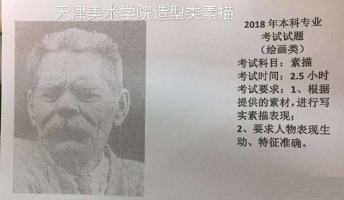 2018年天津美術學院繪畫類專業?？妓孛杩碱}.jpg