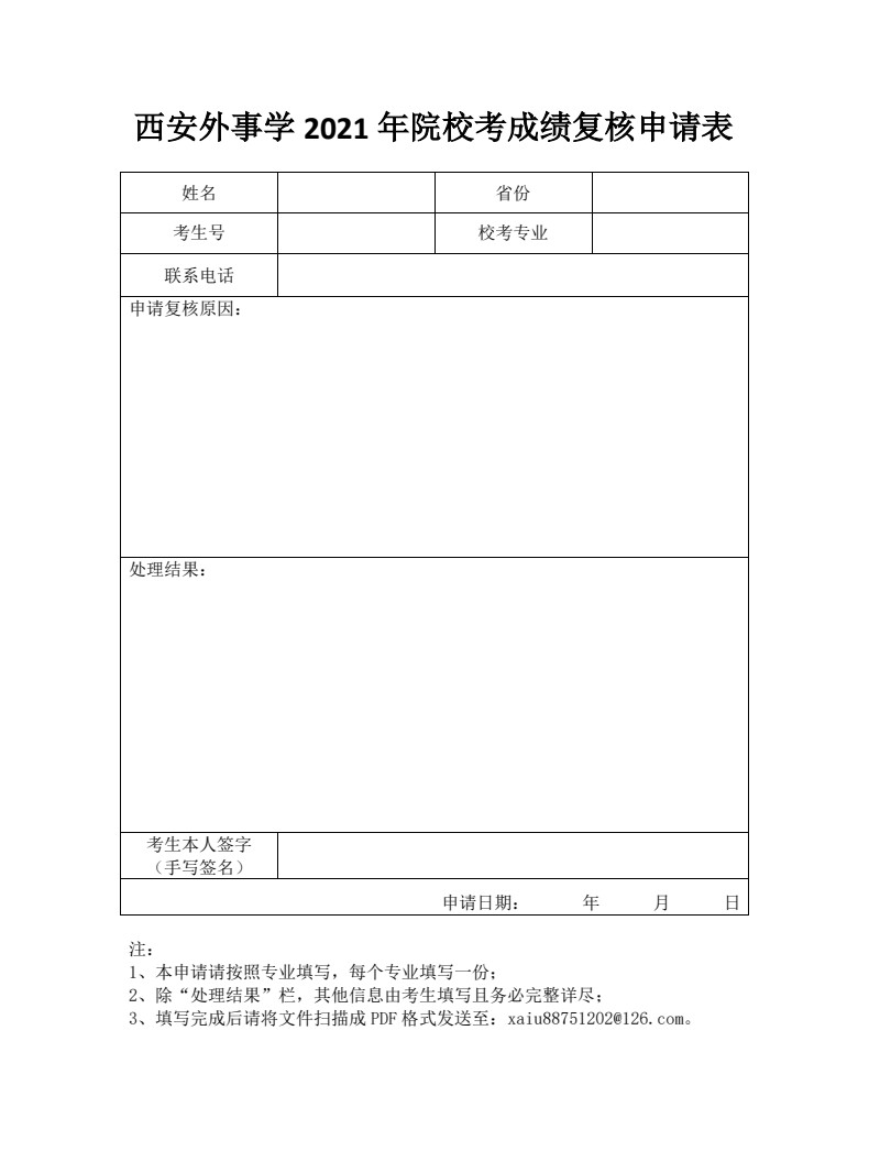 2021年西安外事學院藝術類校考成績查詢公告
